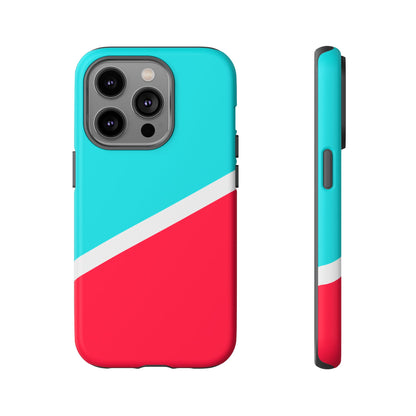 Aqua Pop Colorblock Tough Phone Case
