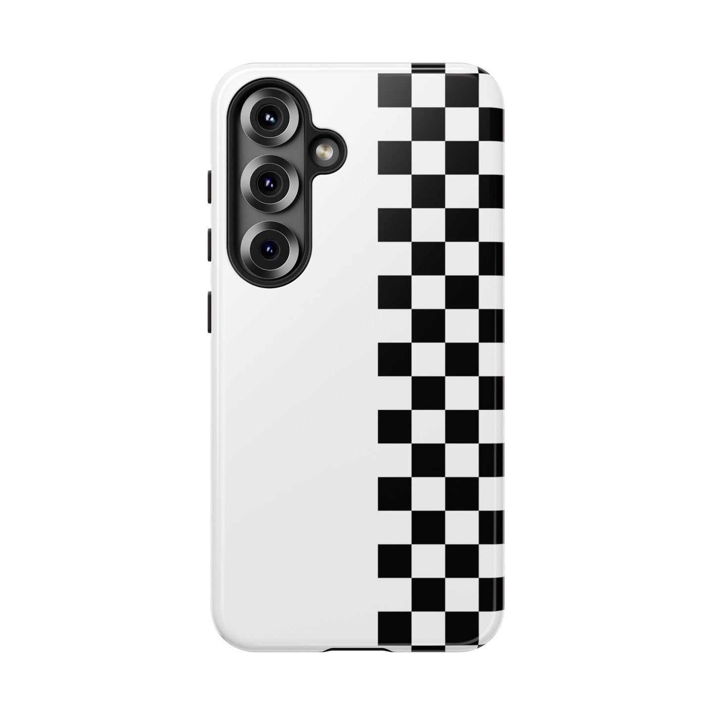 Checker Stripe Tough Phone Case