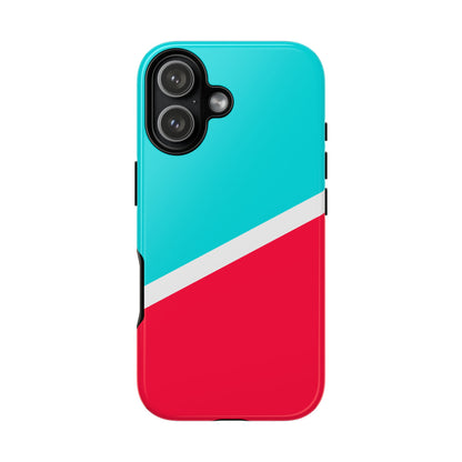 Aqua Pop Colorblock Tough Phone Case