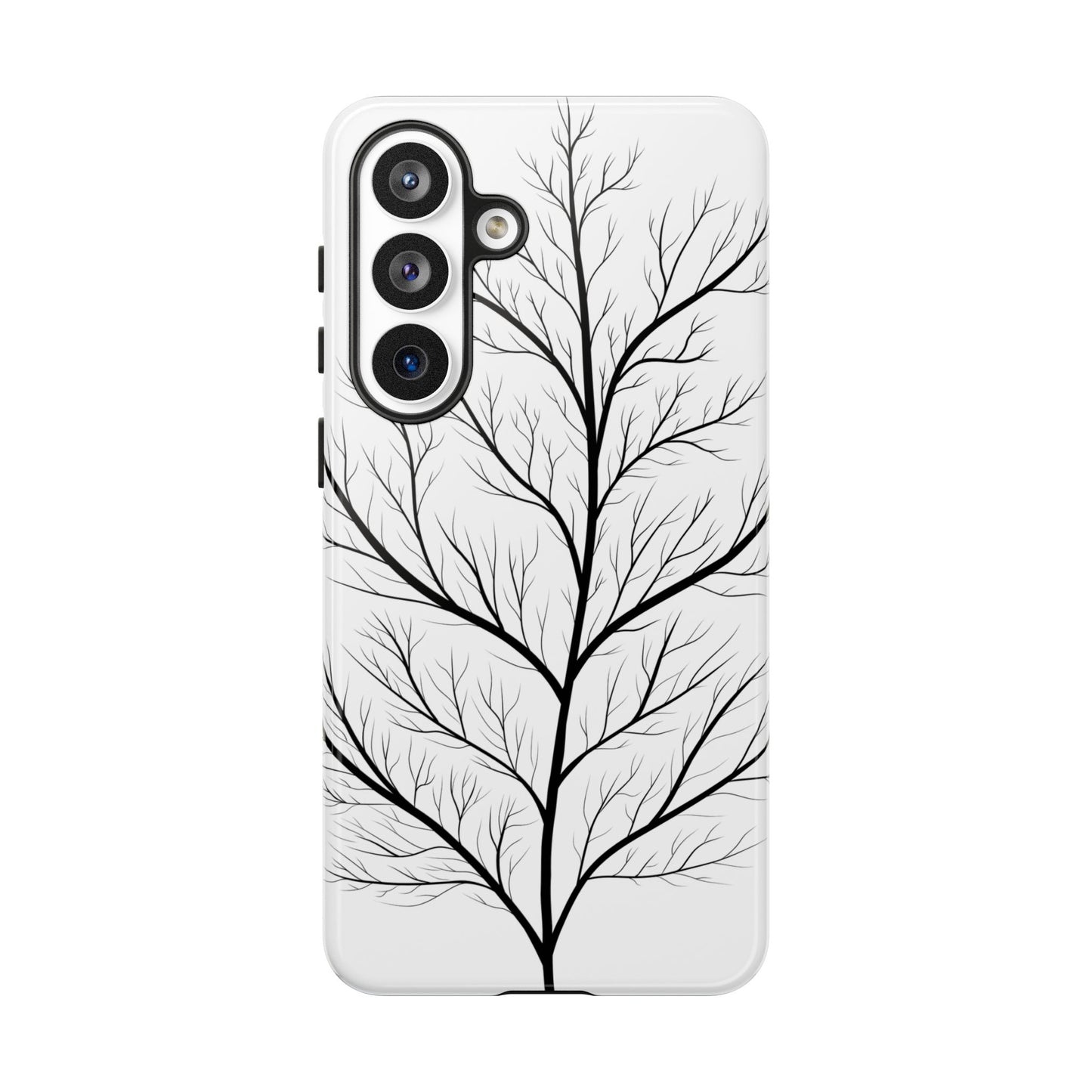 Black Branch Tree Tough Phone Case