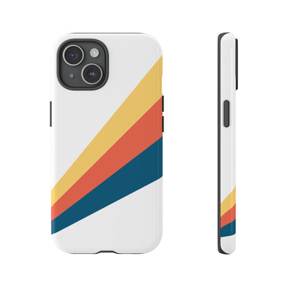 Diagonal Color Stripe Tough Phone Case
