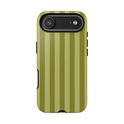 Olive Stripe Tough Phone Case
