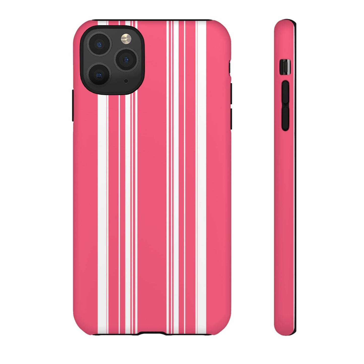 Pink Prep Stripe Tough Phone Case