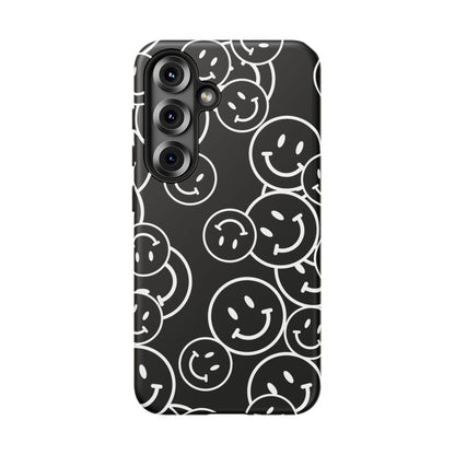 Happy Face Pattern Tough Phone Case