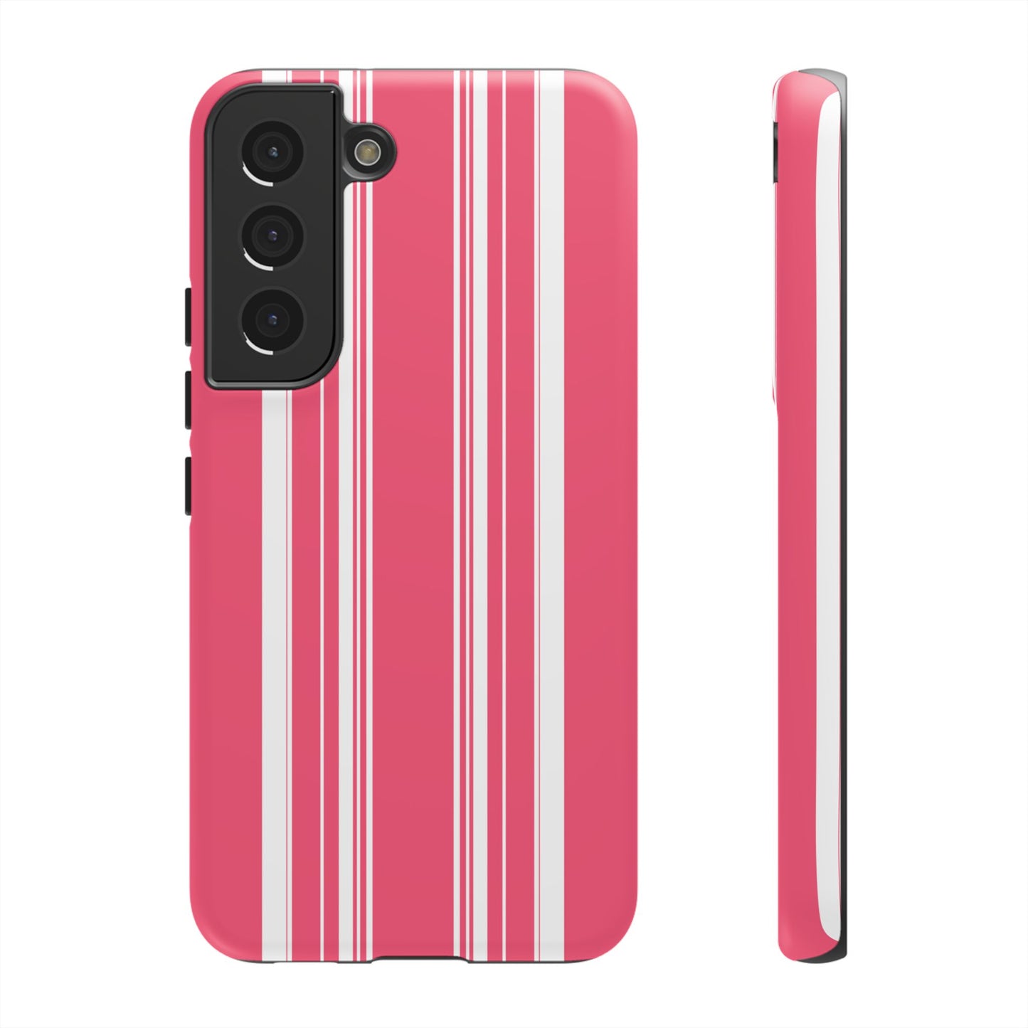 Pink Prep Stripe Tough Phone Case