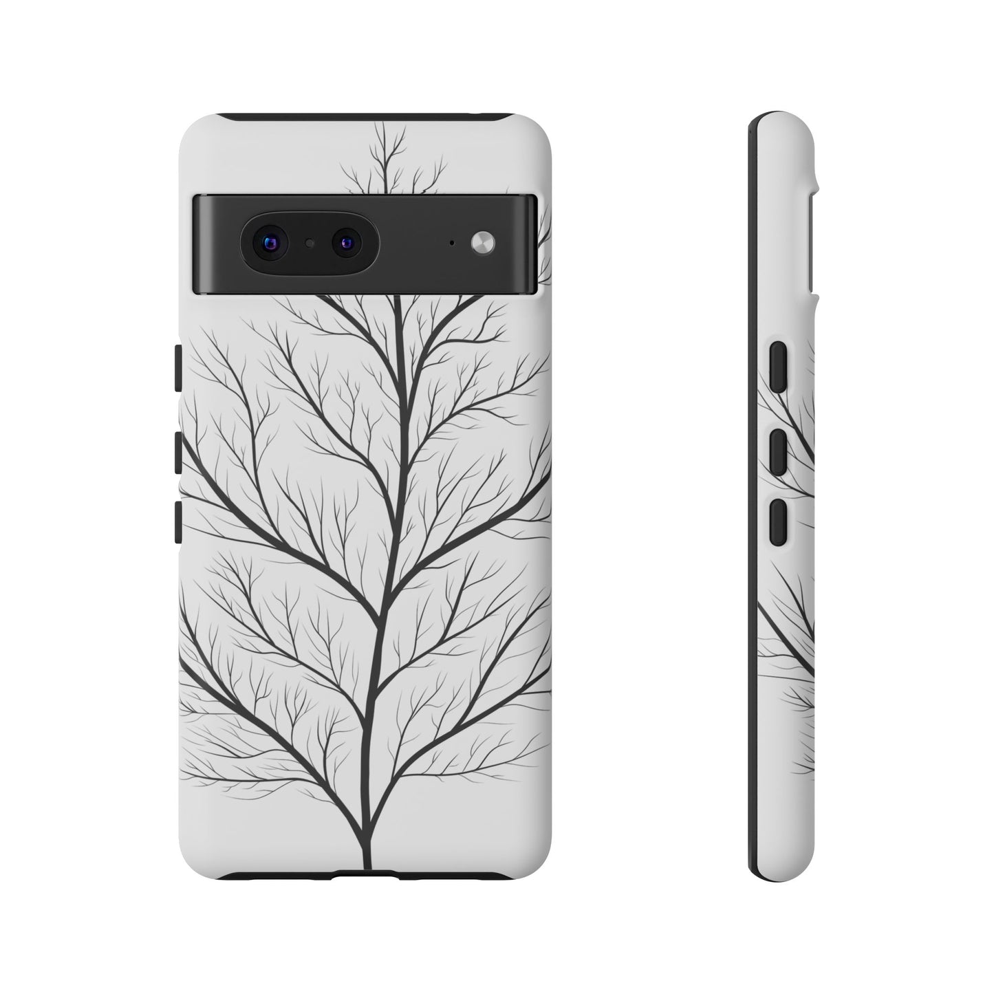 Black Branch Tree Tough Phone Case
