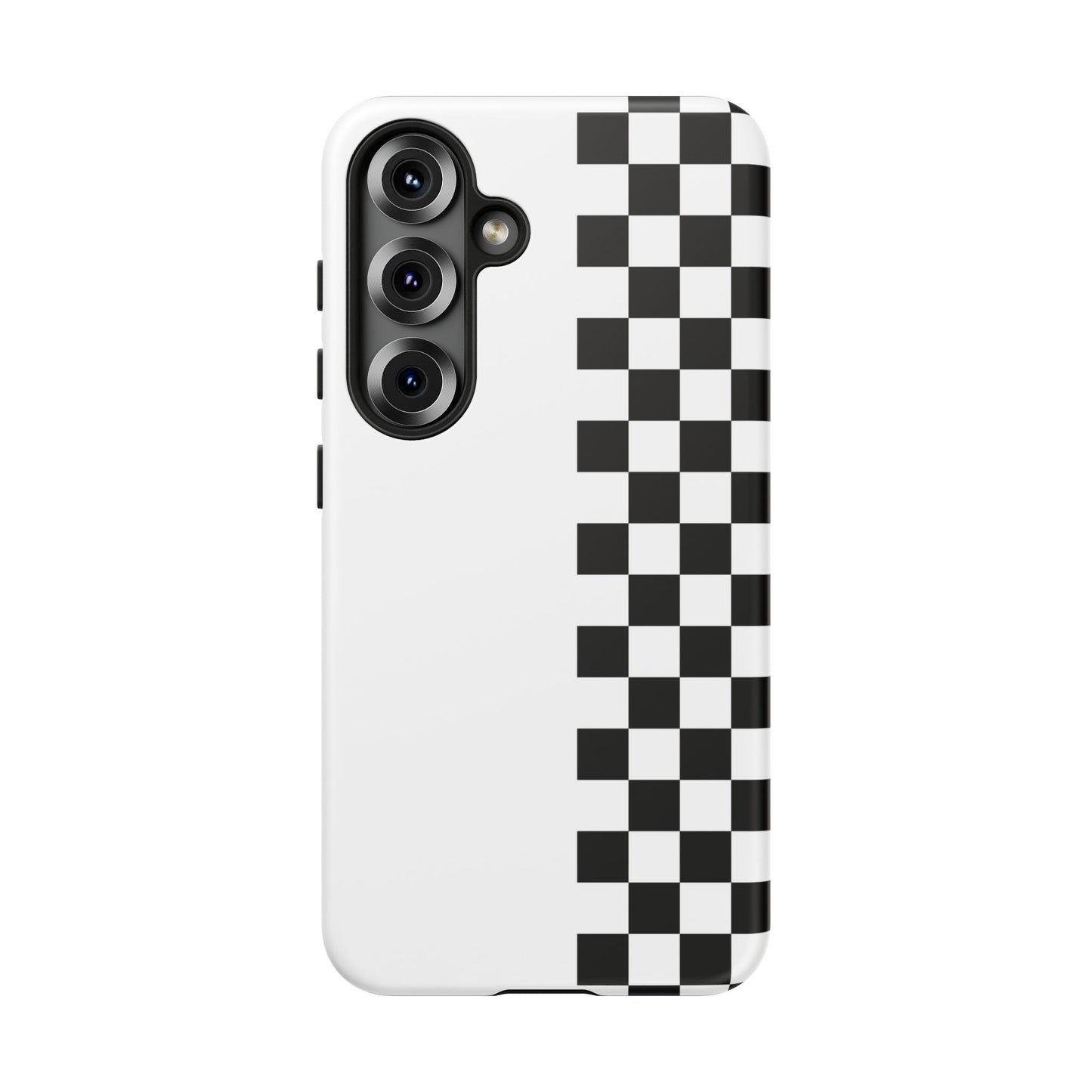 Checker Stripe Tough Phone Case