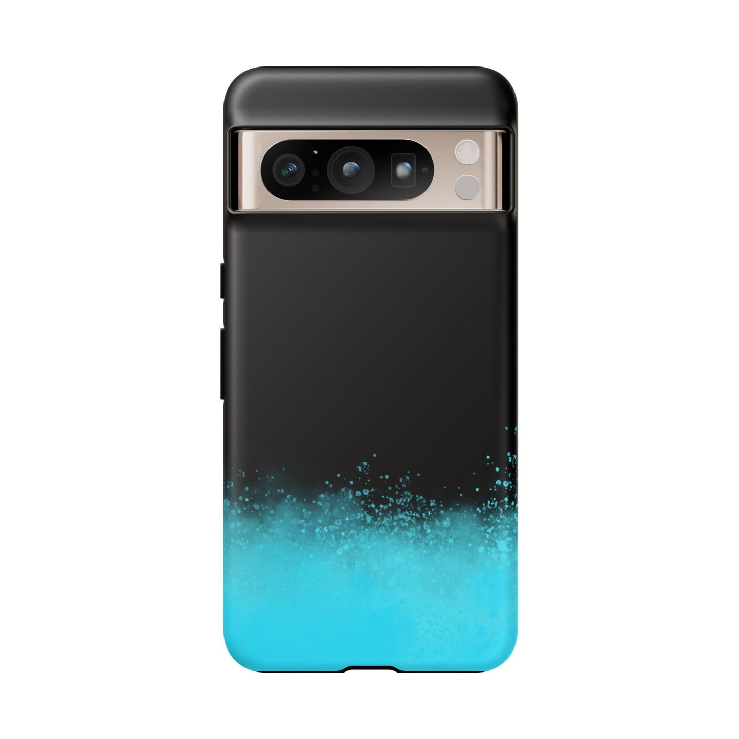 Black Aqua Splash Tough Phone Case