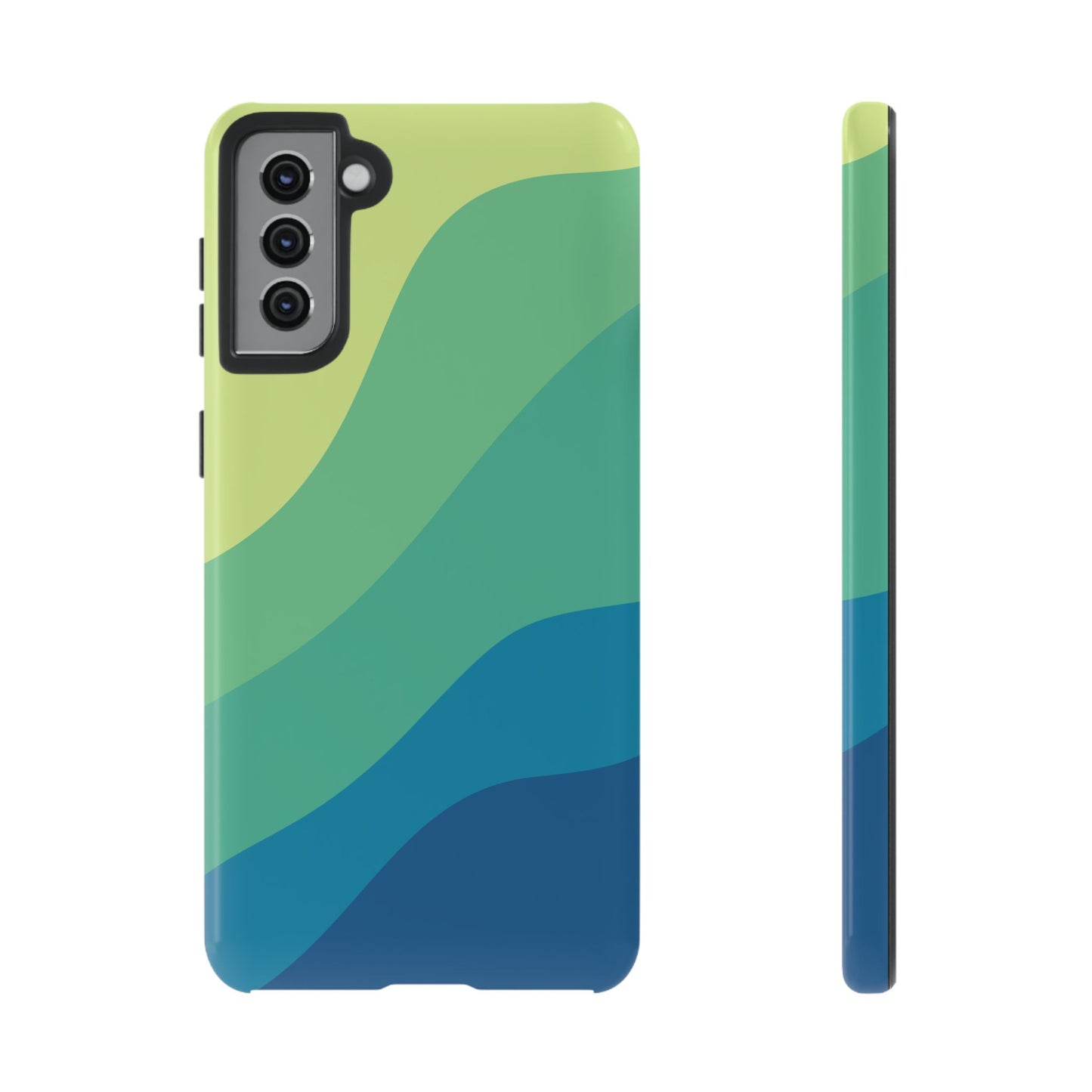 Coastal Green Wave Tough Phone Case