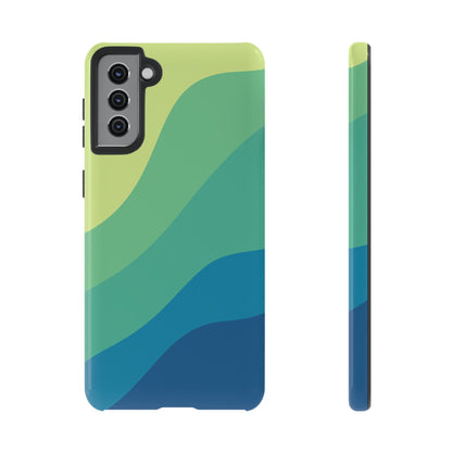 Coastal Green Wave Tough Phone Case