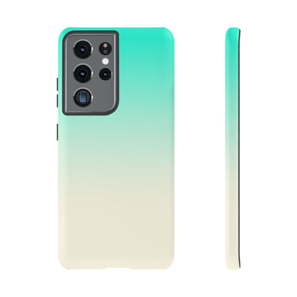 Aqua Cream Gradient Tough Phone Case