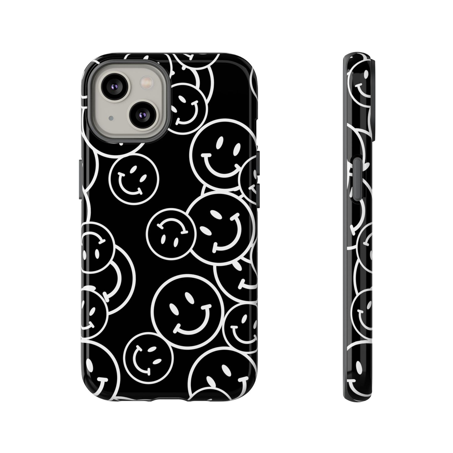 Happy Face Pattern Tough Phone Case