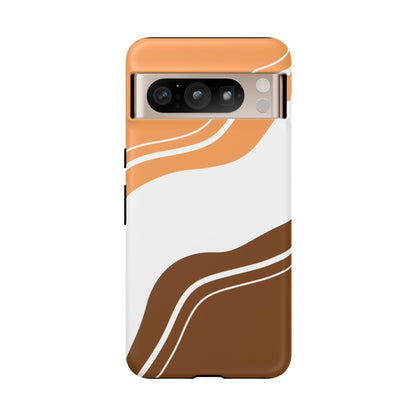 Caramel Cream Wave Tough Phone Case