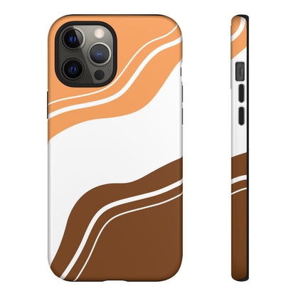 Caramel Cream Wave Tough Phone Case