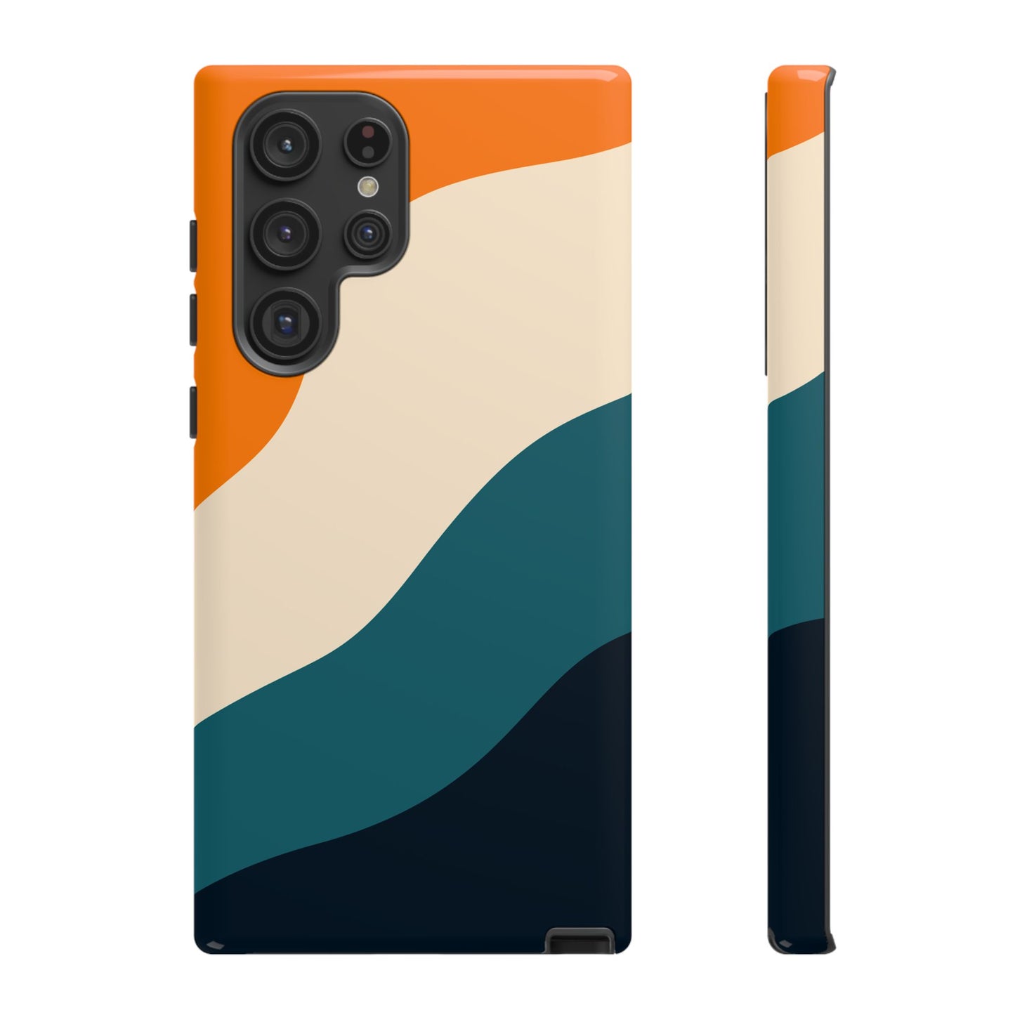 Blue Tide Wave Tough Phone Case