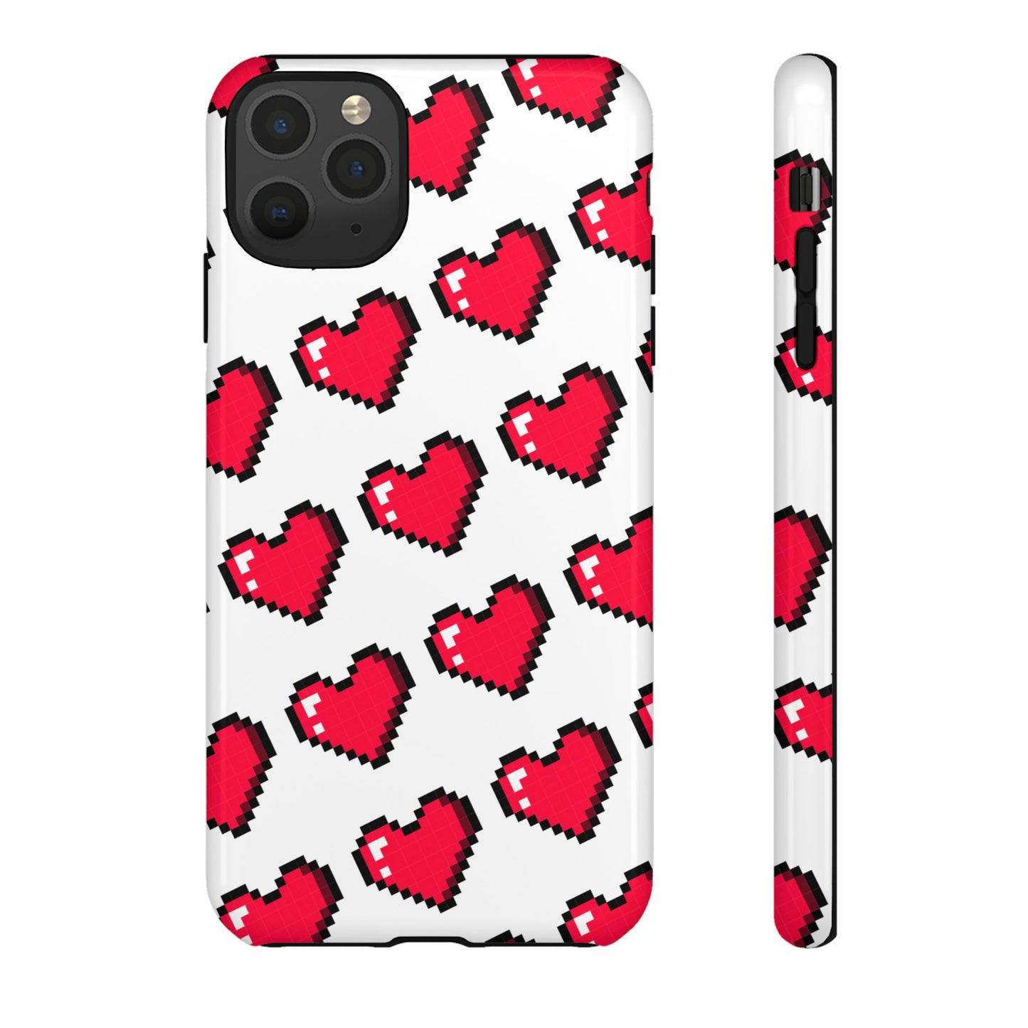 Pixel Heart Tough Phone Case