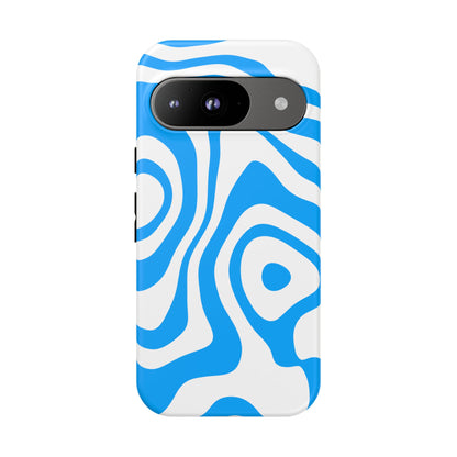 Blue Contour Tough Phone Case