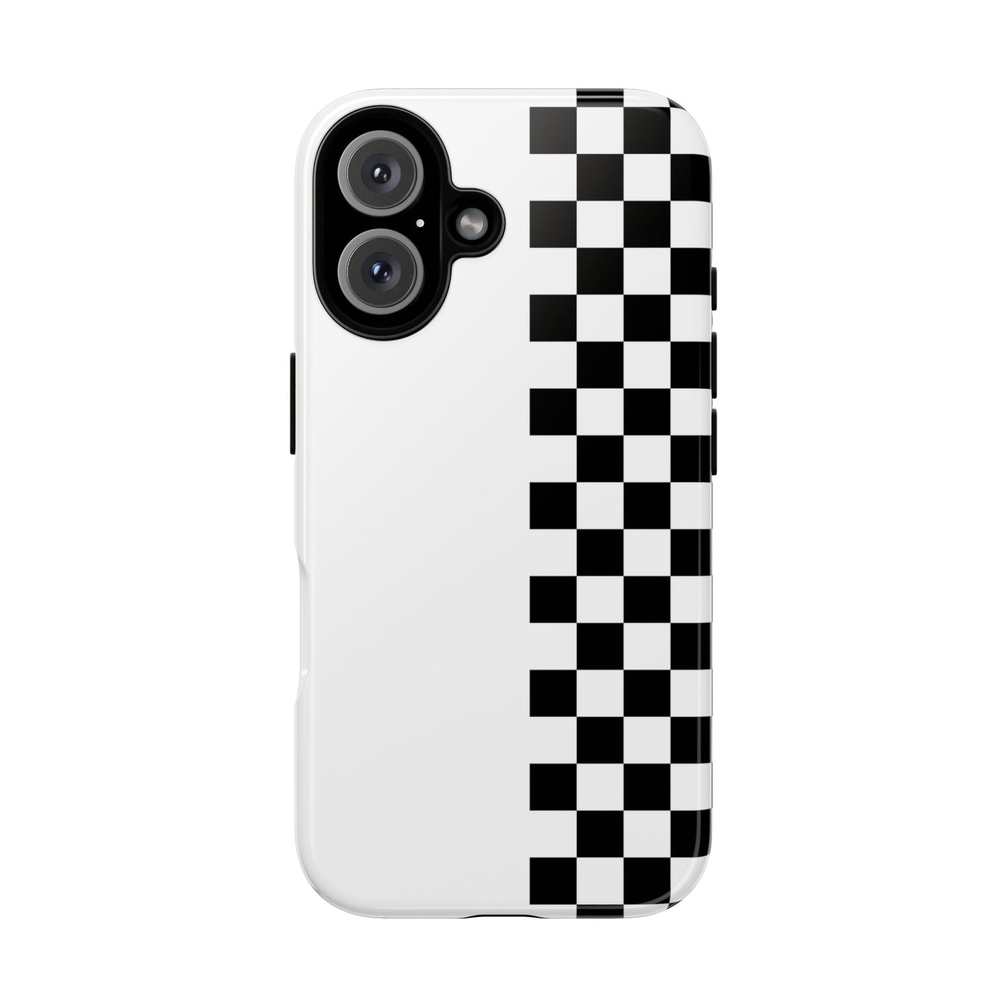Checker Stripe Tough Phone Case