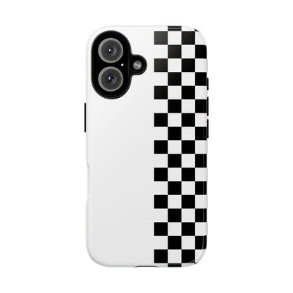 Checker Stripe Tough Phone Case