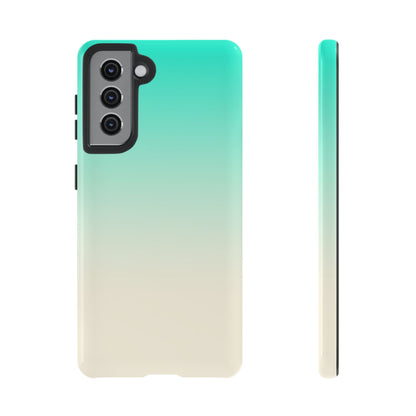 Aqua Cream Gradient Tough Phone Case