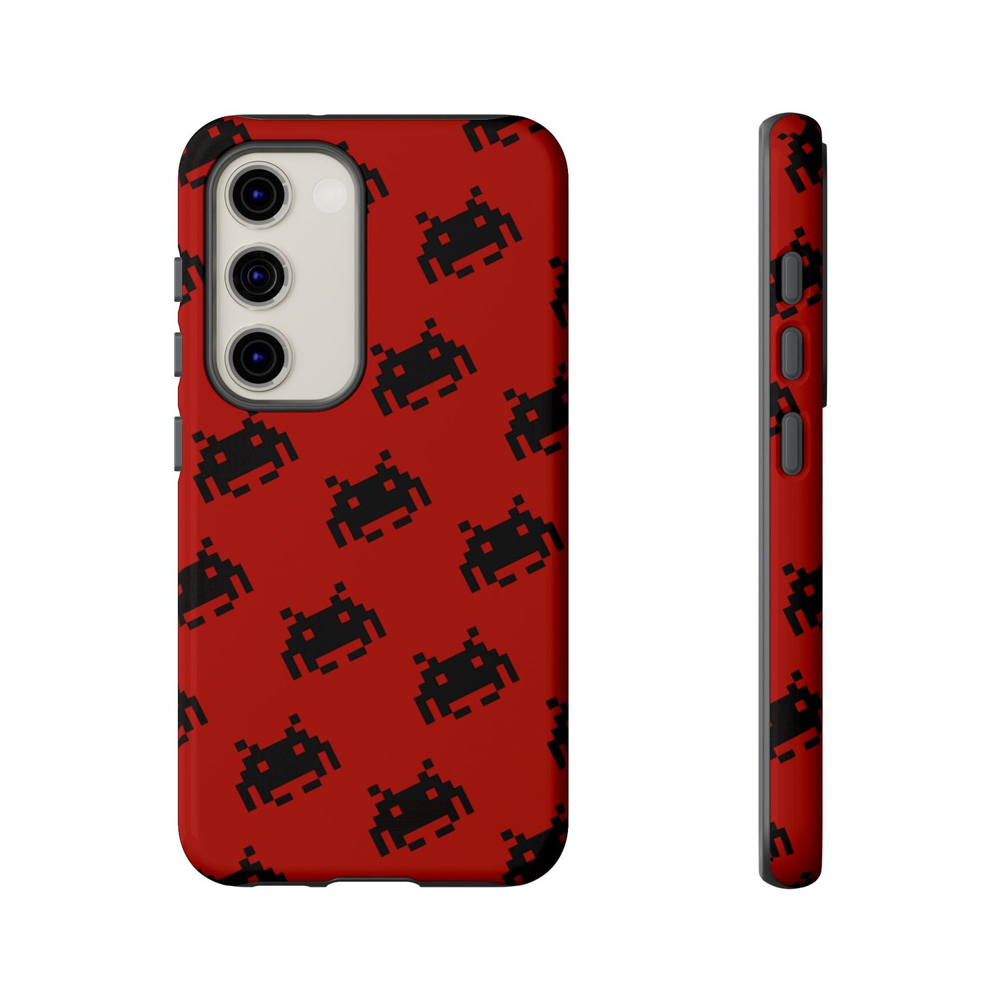 Red Pixel Alien Tough Phone Case