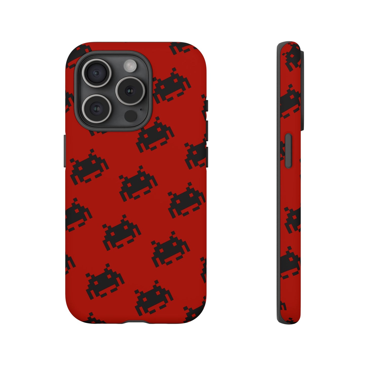 Red Pixel Alien Tough Phone Case