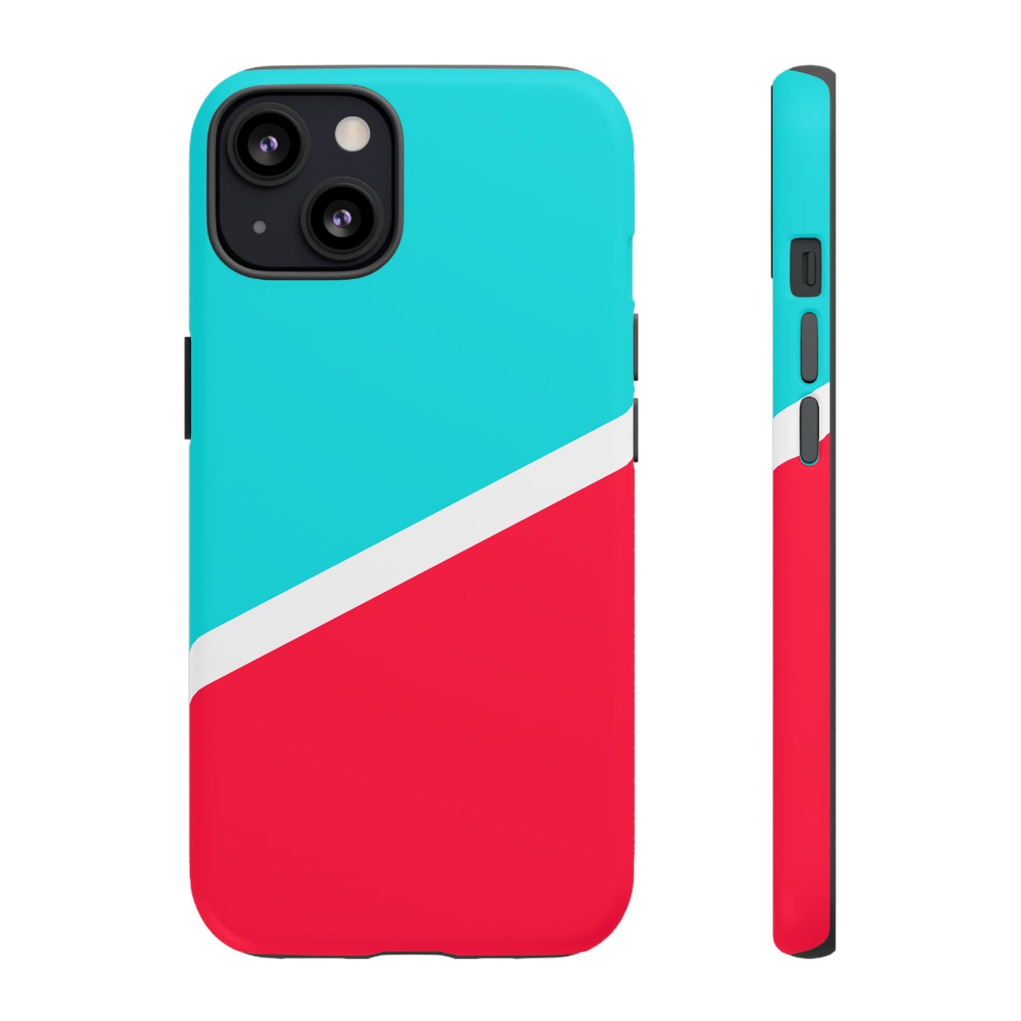 Aqua Pop Colorblock Tough Phone Case