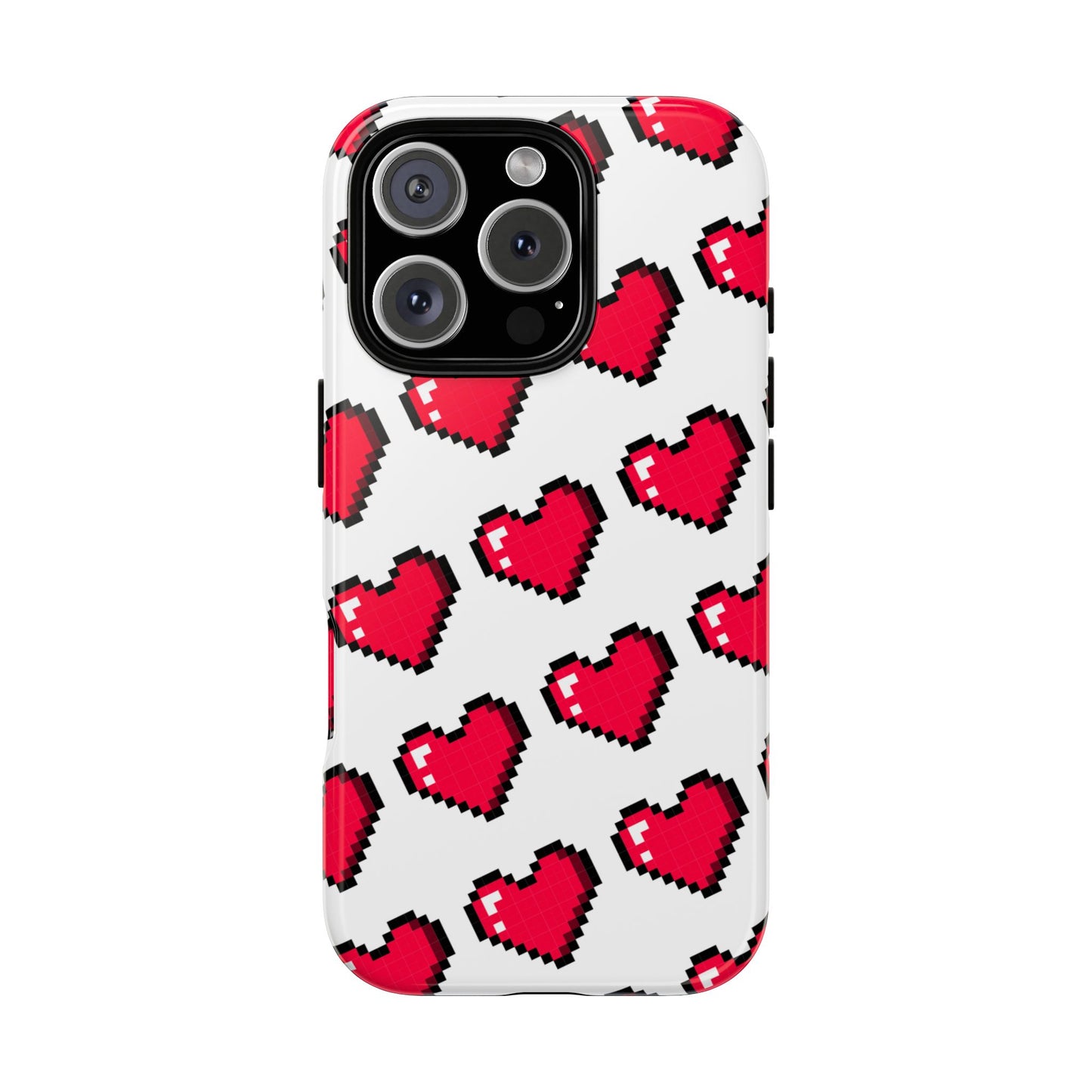 Pixel Heart Tough Phone Case