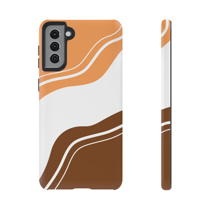 Caramel Cream Wave Tough Phone Case
