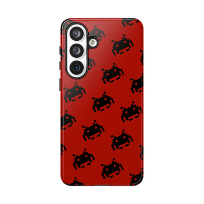 Red Pixel Alien Tough Phone Case