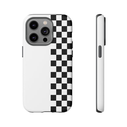 Checker Stripe Tough Phone Case