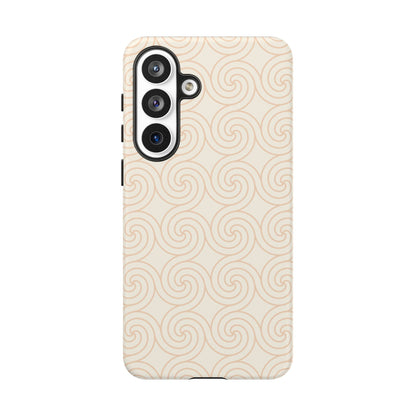 Soft Sand Spiral Tough Phone Case