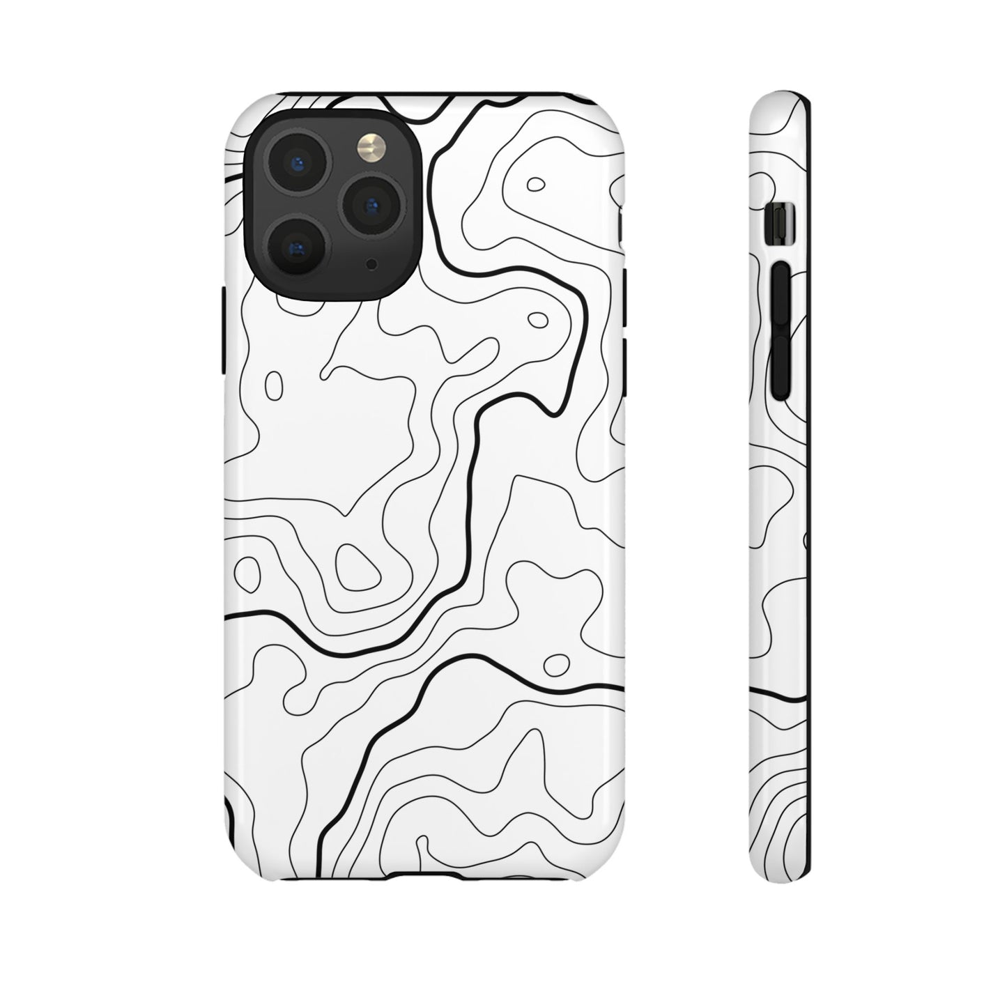 Minimal Topographic Tough Phone Case