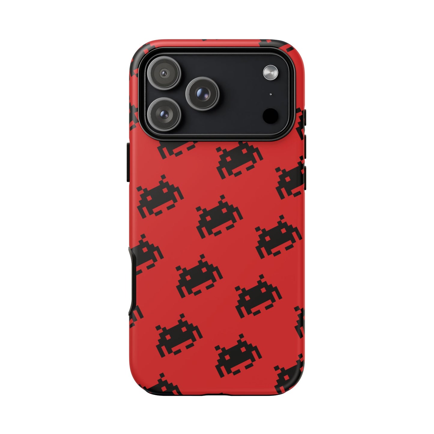 Red Pixel Alien Tough Phone Case