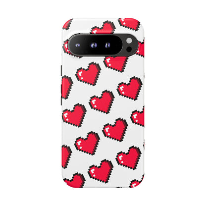 Pixel Heart Tough Phone Case