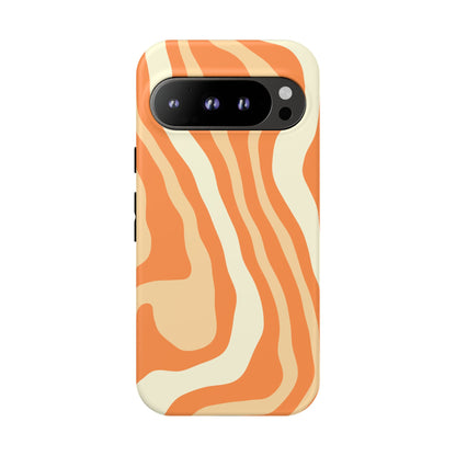 Peach Cream Swirl Tough Phone Case