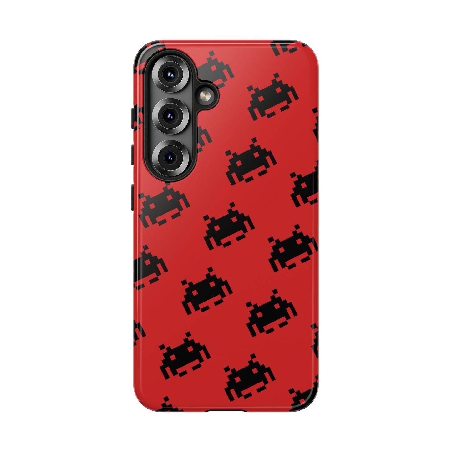 Red Pixel Alien Tough Phone Case