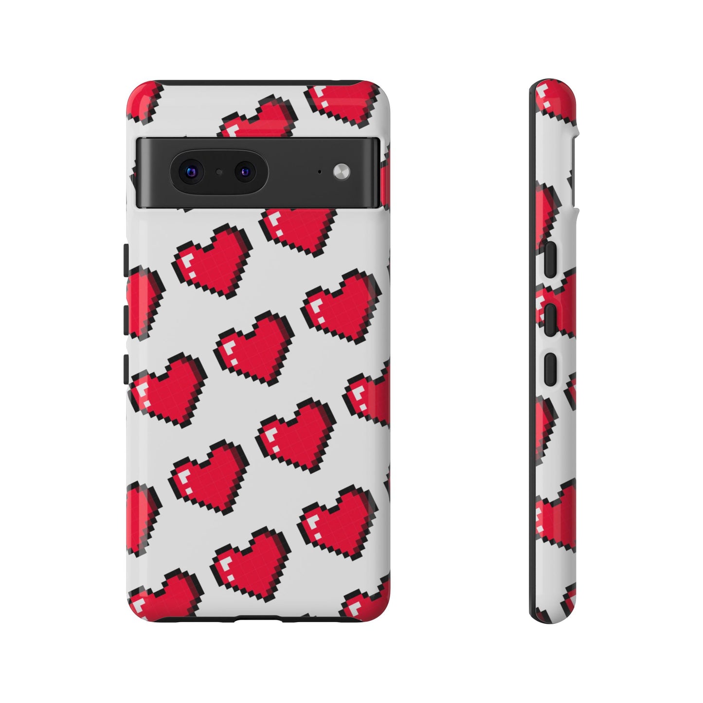 Pixel Heart Tough Phone Case