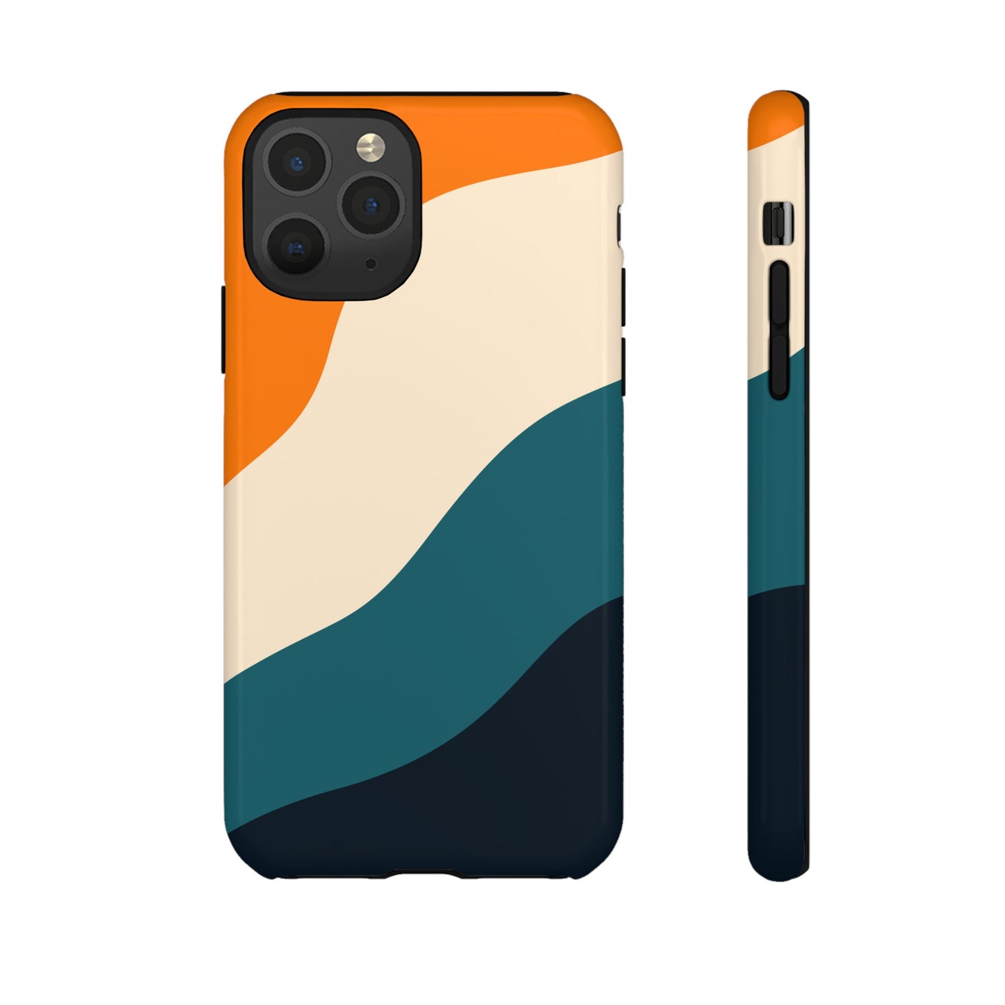 Blue Tide Wave Tough Phone Case