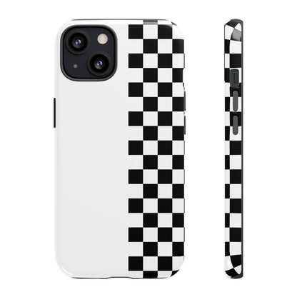 Checker Stripe Tough Phone Case