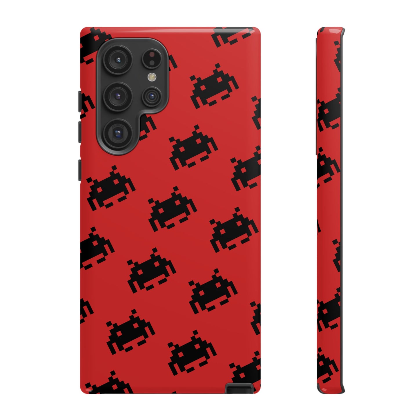 Red Pixel Alien Tough Phone Case