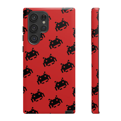 Red Pixel Alien Tough Phone Case