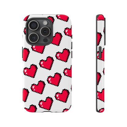 Pixel Heart Tough Phone Case