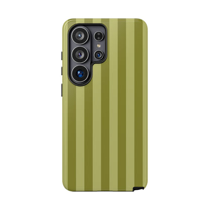 Olive Stripe Tough Phone Case