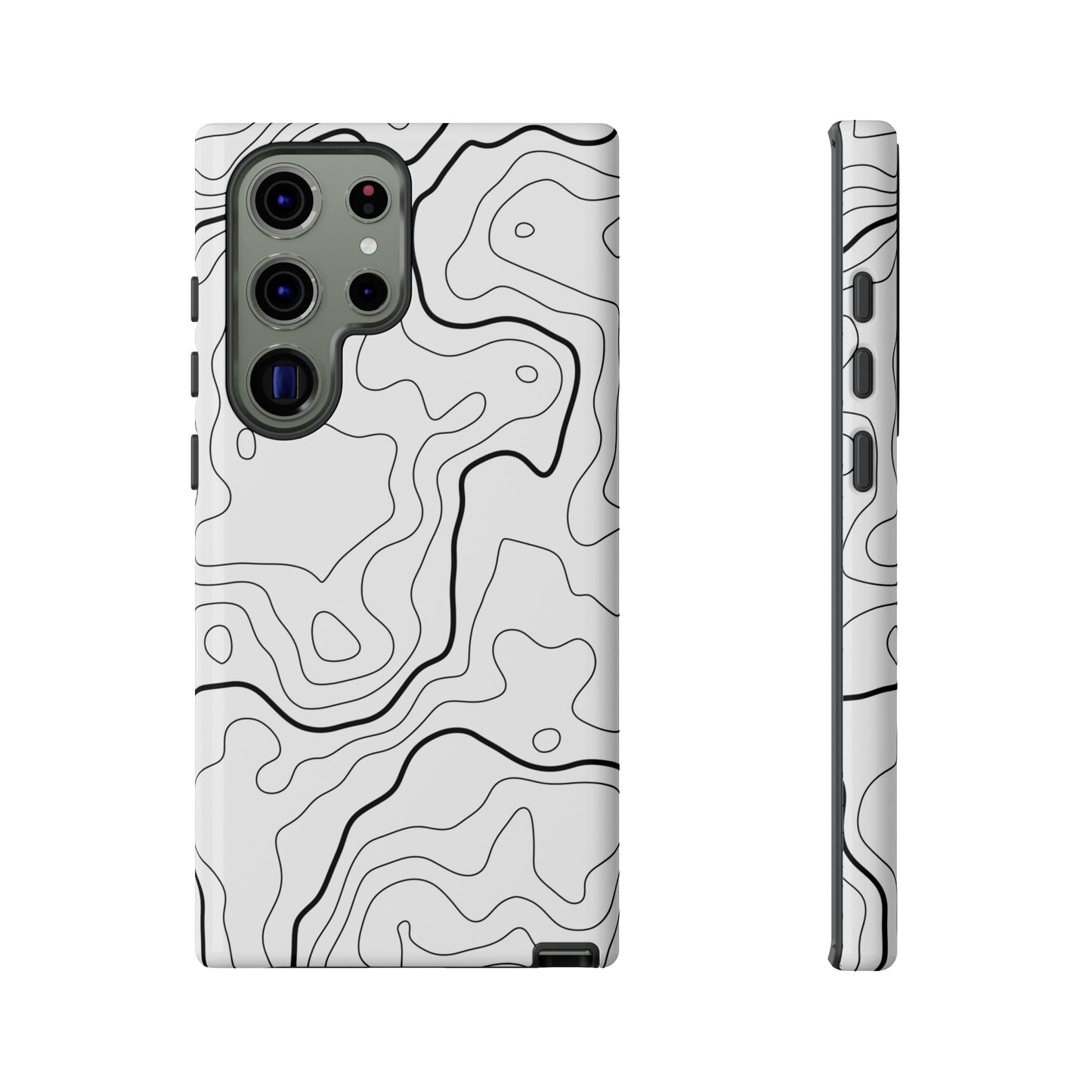 Minimal Topographic Tough Phone Case