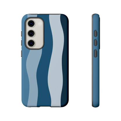 Blue Tide Wave Tough Phone Case