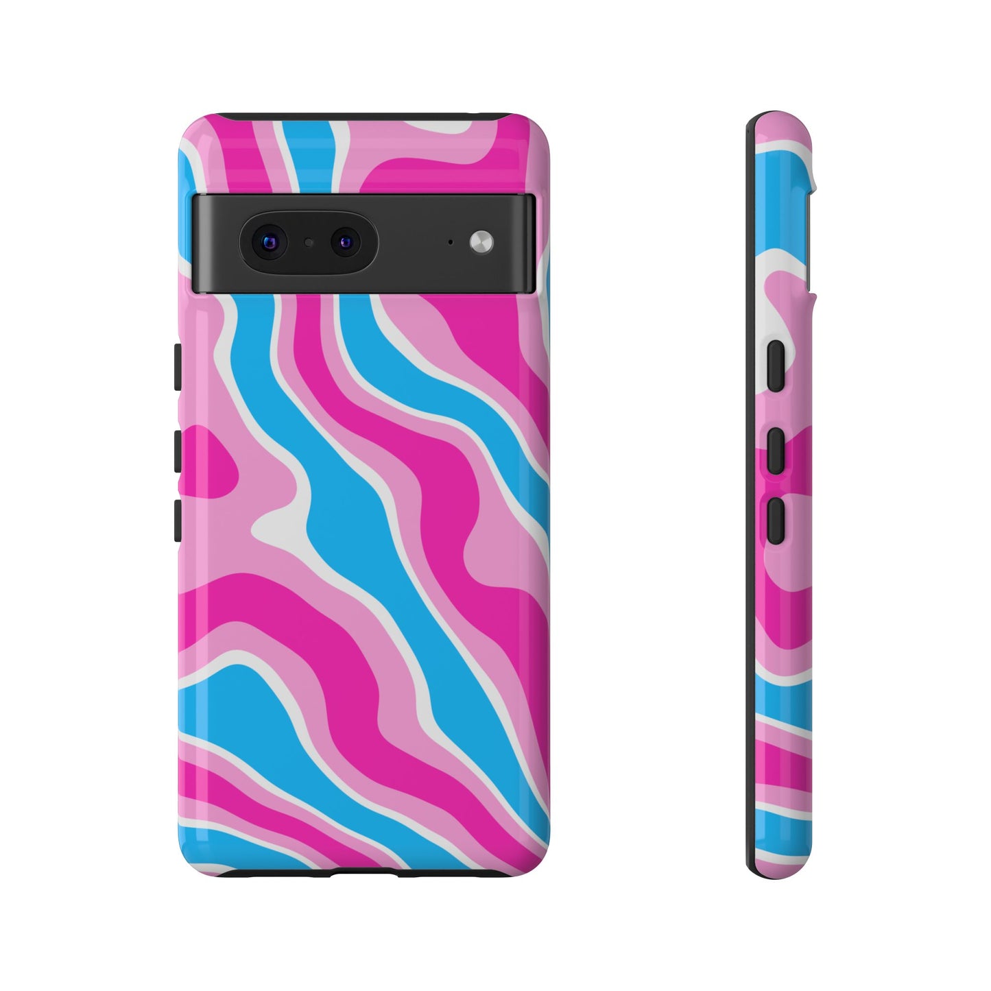 Candy Aqua Wave Tough Phone Case