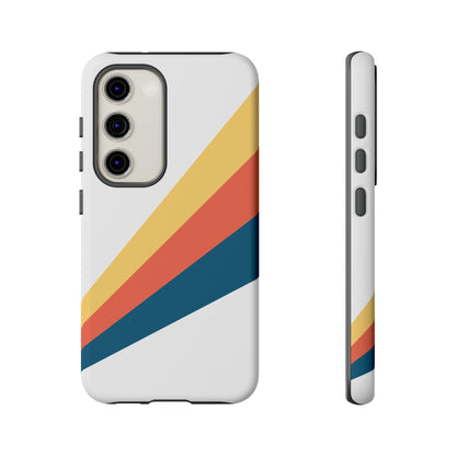 Diagonal Color Stripe Tough Phone Case