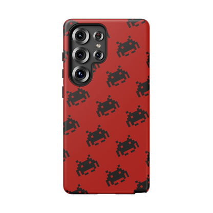 Red Pixel Alien Tough Phone Case