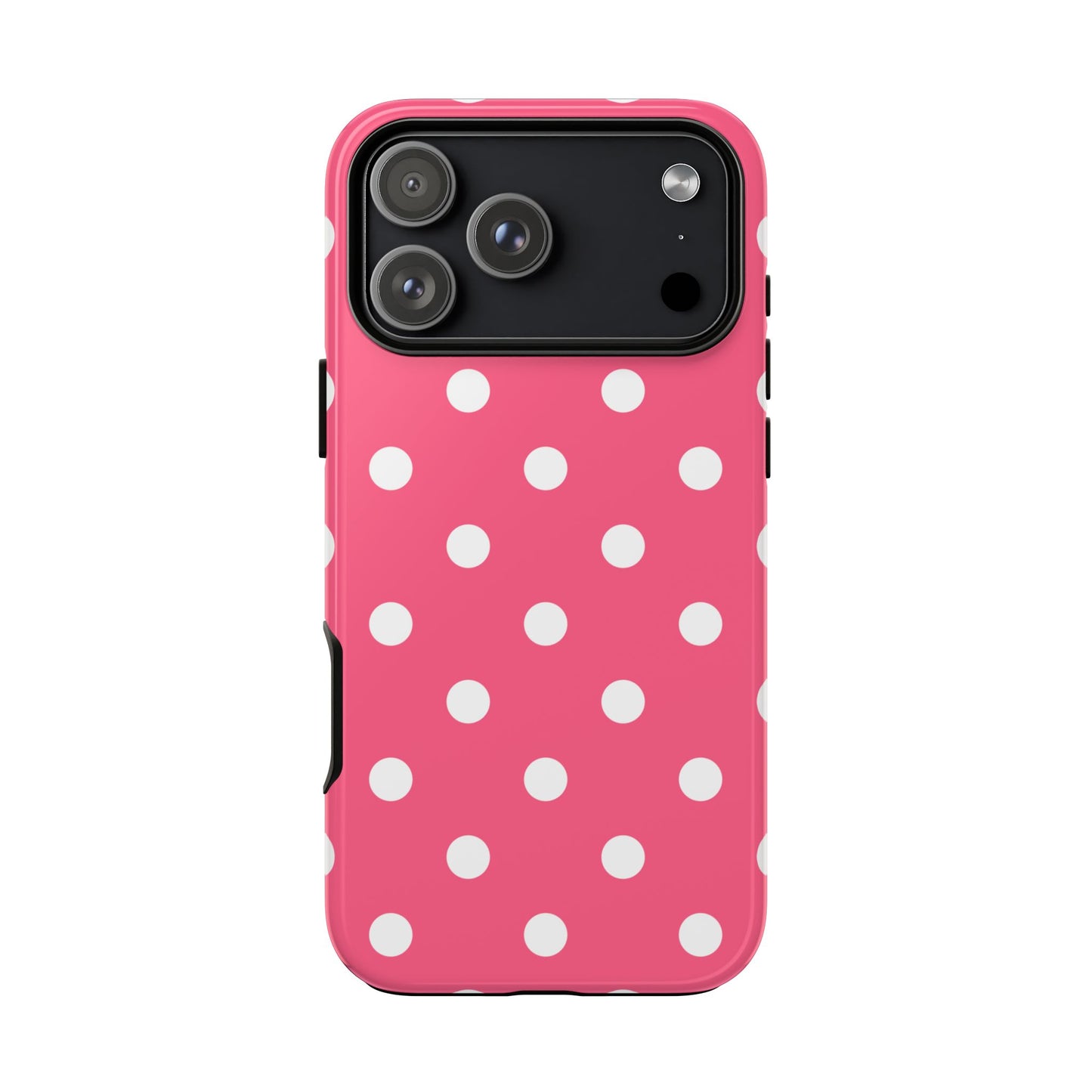 Bubblegum Pink Polka Dot Tough Phone Case